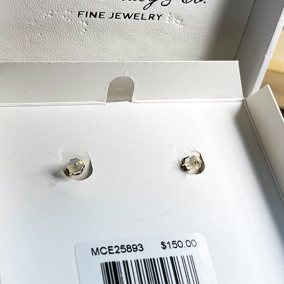 14k Gold Over Sterling Spinel and Sapphire Earrings NWT - Picture 7 of 7